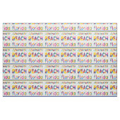 Clearwater Beach, Florida. Farbiges Textmuster Stoff (Fat Quarter (45,7 x 55,9 cm))