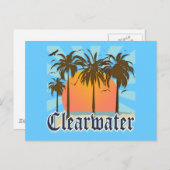 Clearwater Beach Florida FLA Postkarte (Vorne/Hinten)