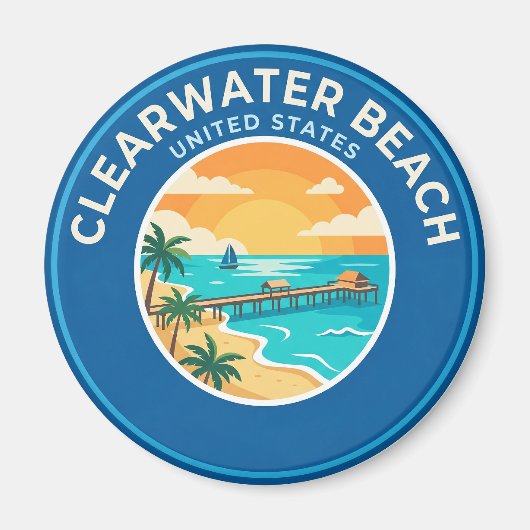 Clearwater Beach, Florida Florida Magnet (Vorne)
