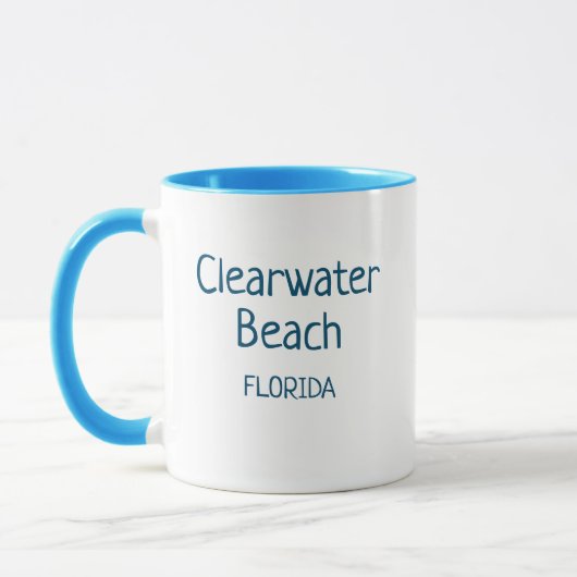 Clearwater Beach Florida Kaffeetasse (Links)