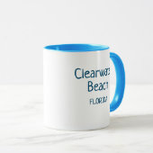 Clearwater Beach Florida Kaffeetasse (VorderseiteRechts)