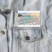 Clearwater Beach Florida Knopf Button (Insitu)