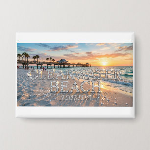 Clearwater Beach Florida Knopf Button