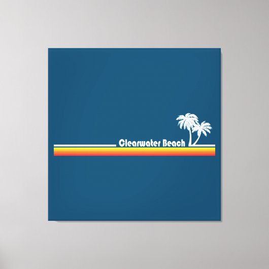 Clearwater Beach Florida Leinwanddruck (Vorderseite)