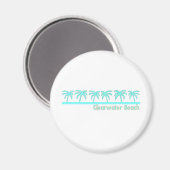 Clearwater Beach, Florida Magnet (Vorderseite/Rückseite)