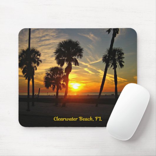 Clearwater Beach, Florida Mousepad (Mit Mouse)