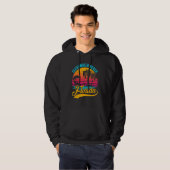 Clearwater Beach Florida Palm Tree Island Retro Su Hoodie (Vorne ganz)