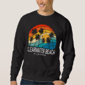 Clearwater Beach Florida Palm Tree Tropical Beach  Sweatshirt (Vorderseite)