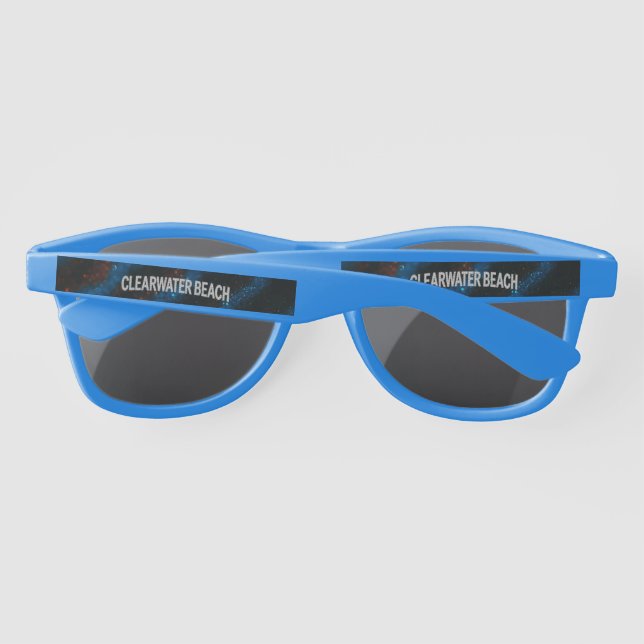 Clearwater Beach Florida Plastik-Sonnenbrille (Rückseite)