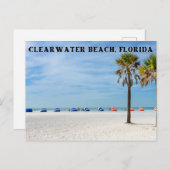 Clearwater Beach, Florida Postcard Postkarte (Vorne/Hinten)