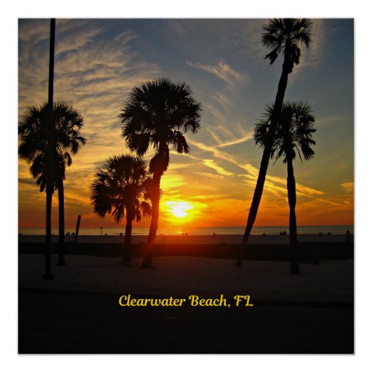 Clearwater Beach, Florida Poster (Vorderseite)