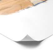 Clearwater Beach Florida Poster, Watercolor Poster (Ecke)