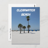 Clearwater Beach Florida Postkarte (Vorne/Hinten)