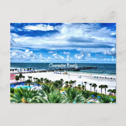 Clearwater Beach, Florida, Postkarte (Vorderseite)