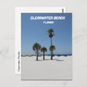 Clearwater Beach Florida Postkarte (Vorne/Hinten)