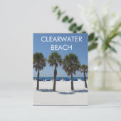 Clearwater Beach Florida Postkarte (Stehend Vorderseite)