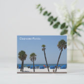 Clearwater Beach, Florida Postkarte (Stehend Vorderseite)