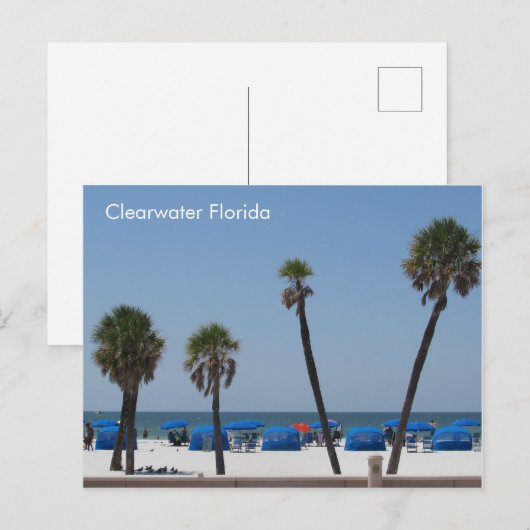 Clearwater Beach, Florida Postkarte (Vorne/Hinten)