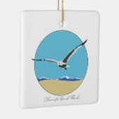 Clearwater Beach, Florida Sea Gull am Strand Keramikornament (Rechts)