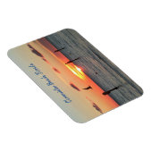 Clearwater Beach, Florida-Sonnenuntergangsmagnet Magnet (Rechte Seite)
