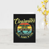 Clearwater Beach Florida - Summer Clearwater Beach Karte (Gelbe Blume)