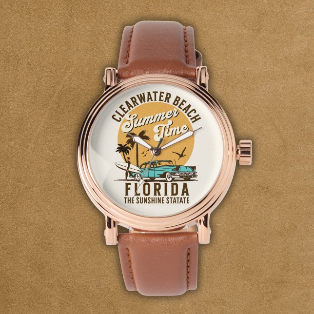 ClearWater Beach Florida Summer Time Armbanduhr (Von Creator hochgeladen)