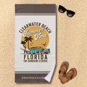 ClearWater Beach Florida Summer Time Strandtuch