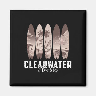 Clearwater Beach Florida Surfbrett Männer Frauen S Magnet