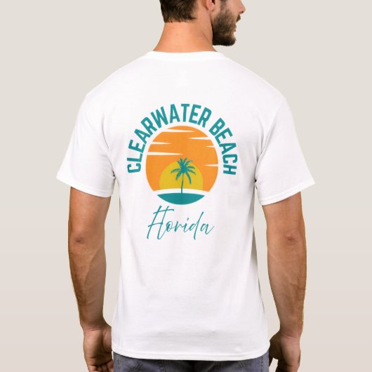 Clearwater Beach Florida T-Shirt (Rückseite)