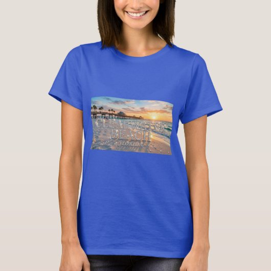 Clearwater Beach Florida T-Shirt (Vorderseite)