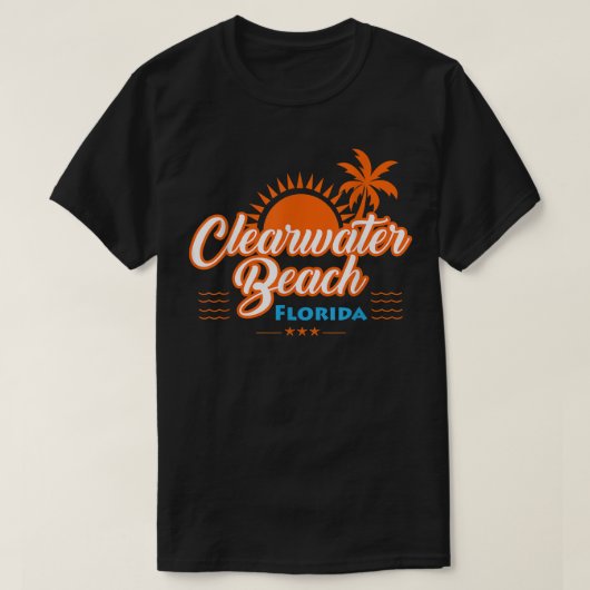 Clearwater Beach Florida T T-Shirt (Design vorne)