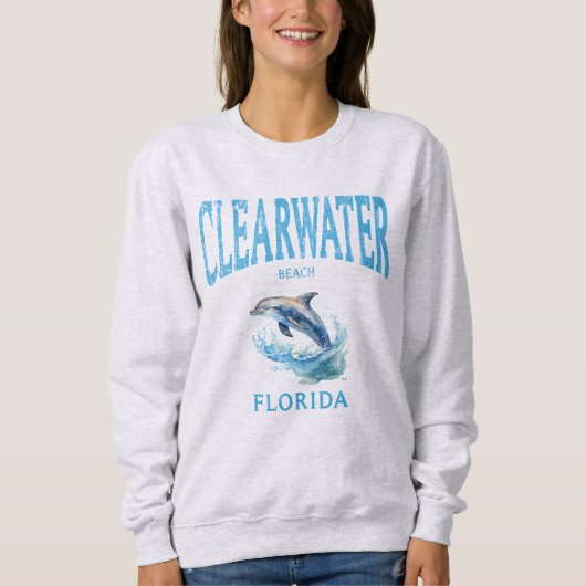 Clearwater Beach Florida Urlaub Sweatshirt (Vorderseite)
