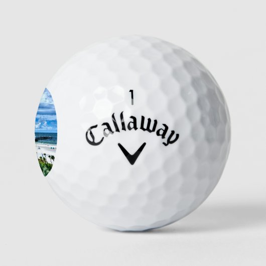 Clearwater Beach, Florida, Urlaubsziel, Golfball (Logo)