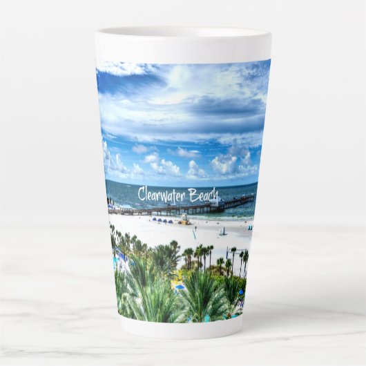 Clearwater Beach, Florida, Urlaubsziel Milchtasse (Vorderseite)