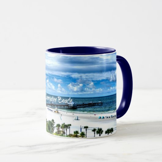 Clearwater Beach, Florida, Urlaubsziel Tasse (VorderseiteRechts)