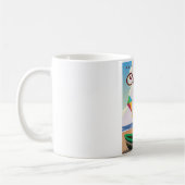 Clearwater Beach, Florida Vintage Reiseplakat Kaffeetasse (Links)