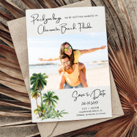 Clearwater Beach Florida Wedding rettet das Datum
