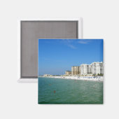 Clearwater Beach Magnet (Vorderseite/Rückseite)