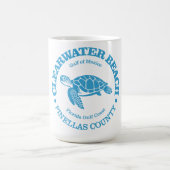 Clearwater Beach (Meeresschildkröte) Kaffeetasse (Mittel)