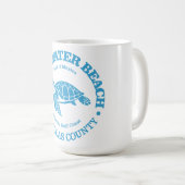 Clearwater Beach (Meeresschildkröte) Kaffeetasse (VorderseiteRechts)