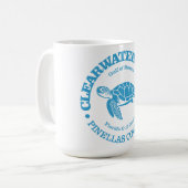 Clearwater Beach (Meeresschildkröte) Kaffeetasse (Vorderseite Links)