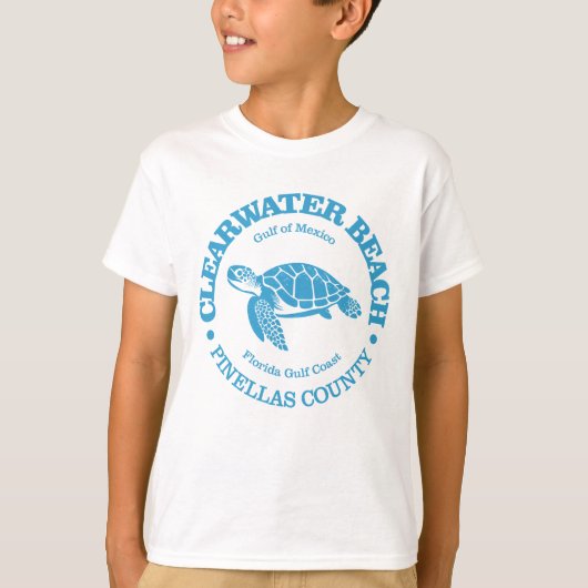 Clearwater Beach (Meeresschildkröte) T-Shirt (Vorderseite)