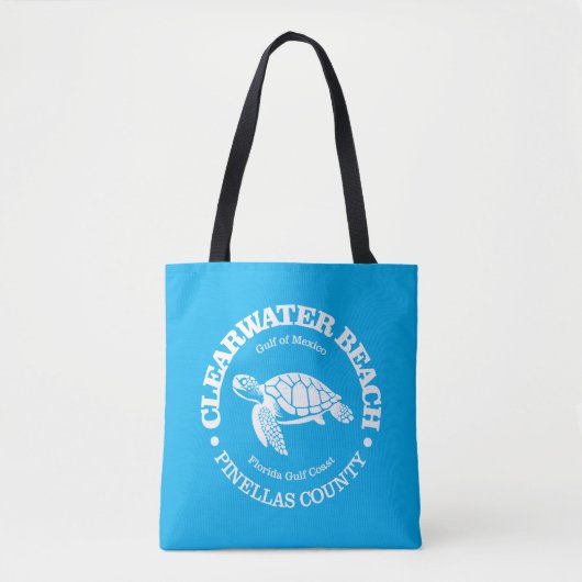 Clearwater Beach (Meeresschildkröte) Tasche (Vorderseite)