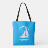 Clearwater Beach (Meeresschildkröte) Tasche (Rückseite)