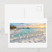 Clearwater Beach Postkarte (Vorne/Hinten)