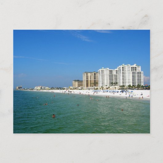 Clearwater Beach Postkarte (Vorderseite)