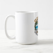 Clearwater Beach Retro Vignette Kaffeetasse (Links)