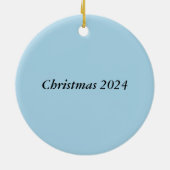 Clearwater Beach Retro Vignette Keramik Ornament (Hinten)