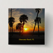 Clearwater Beach Sunset Button (Vorderseite)