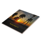 Clearwater Beach Sunset Fliese (Seite)